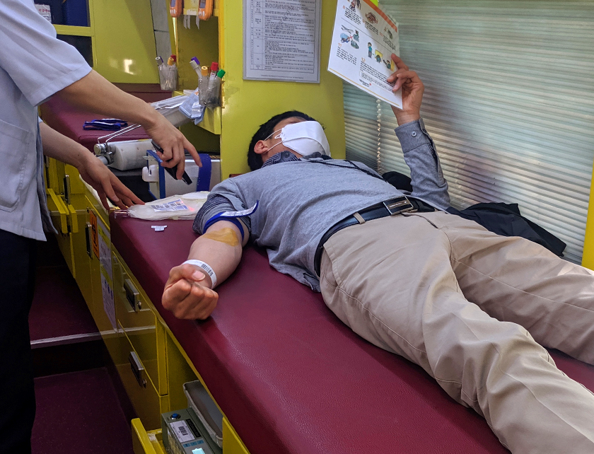 회사는 코로나19로 인한 혈액 수급난에 도움을 주기 위해 노사 합동으로 헌혈 캠페인을 진행했다.